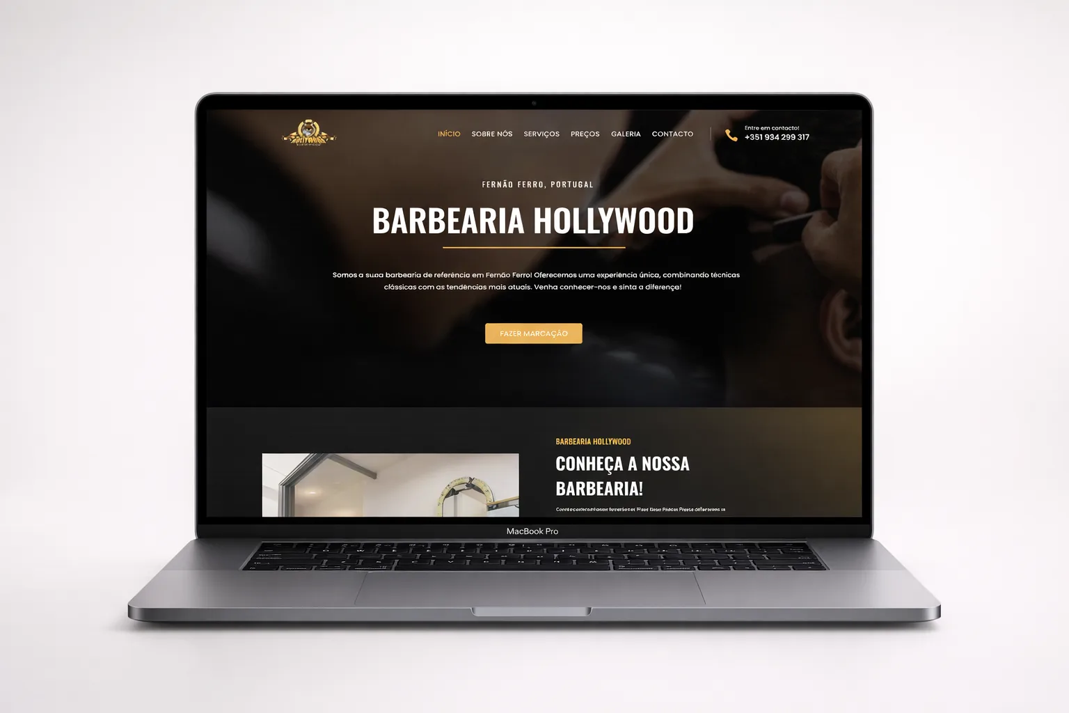 Barbearia Hollywood full screenshot