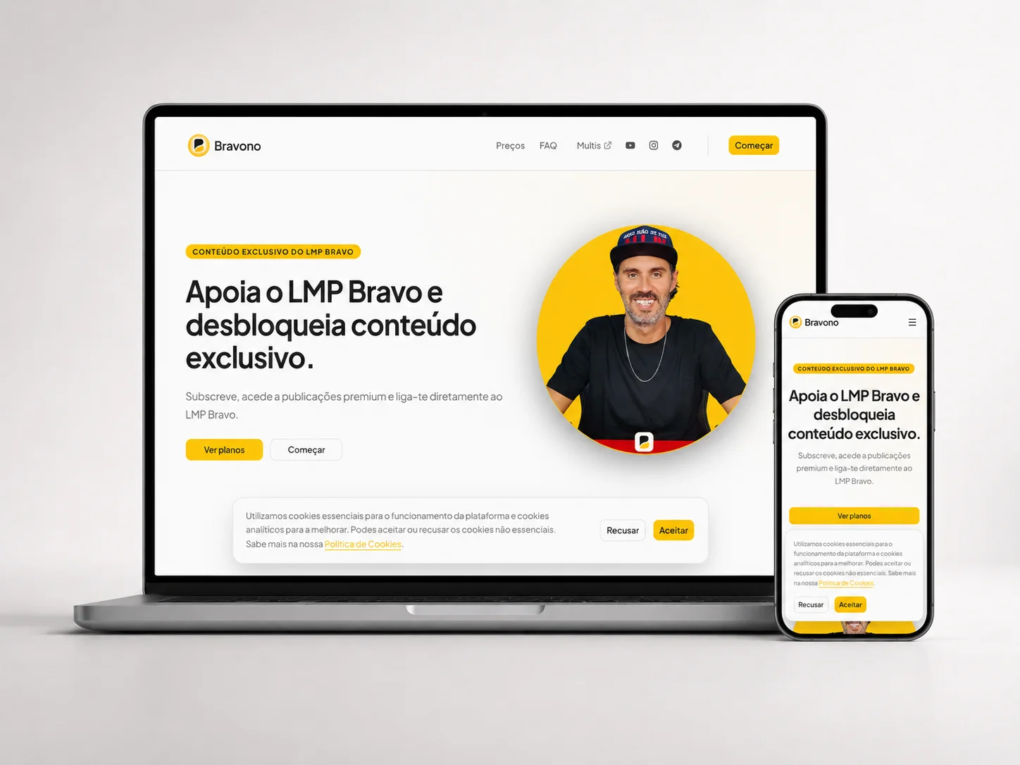 Bravono full screenshot